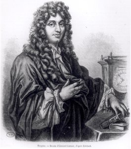 Christian Huyghens (1629-95) gegraveerd door Edouard Garnier door Nicolas Etienne Edelinck