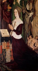 Portret van Jeanne de Laval door Nicolas Froment