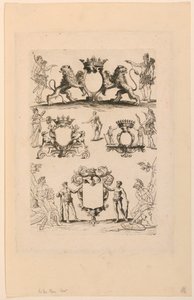 Ontwerp voor Wapen, uit "Livre de Cartouches"
