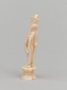 Witte pion, schaakstuk, India door Nicolas Guerard
