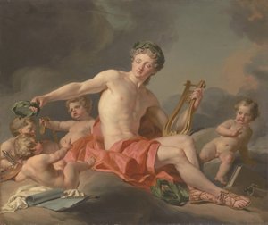 Apollo kroont de Kunsten