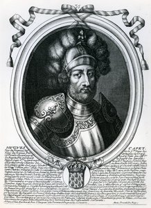 Hugues I Capet (941-96) Koning van Frankrijk, uit 