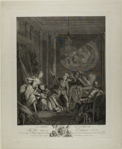 De weg naar fortuin door Nicolas Joseph Voyez