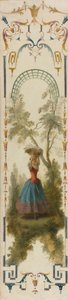 Tuinbouw, ca. 1723-27 door Nicolas Lancret