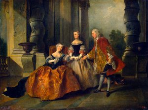 Scène uit de tragedie Le Comte d