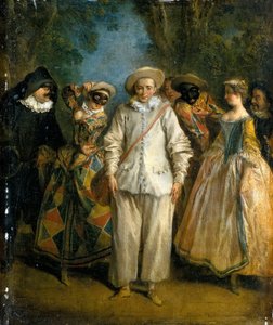 De acteurs van de Commedia dell