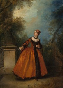De mooie Griekse vrouw, 1731-36 door Nicolas Lancret
