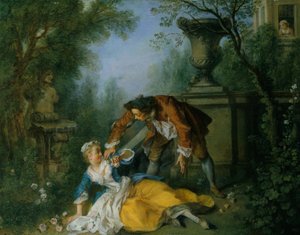 De dienaar gerechtvaardigd, ca. 1740 door Nicolas Lancret