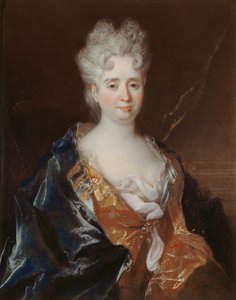 Portret van Anne-Thérèse de Marguenat de Courcelles, markiezin de Lambert door Nicolas Largillière de