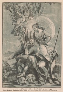 Diana en Endymion door Nicolas LeSueur