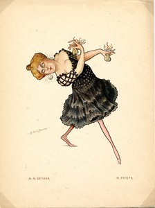 Portret van Marie Petipa (1857-1930), Russische ballerina