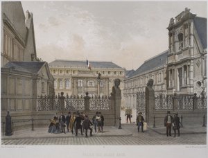 Palais des Beaux-Arts, Parijs, illustratie uit 