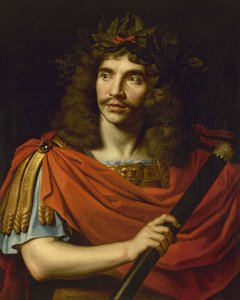 Molière in de rol van Julius Caesar in La Mort de Pompée door Pierre Corneille, 1656 door Nicolas Mignard