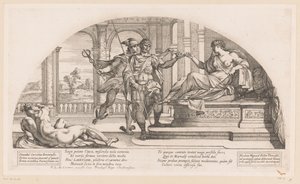 Odysseus bij Circe door Nicolas Mignard