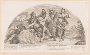 Perseus onthoofdt Medusa