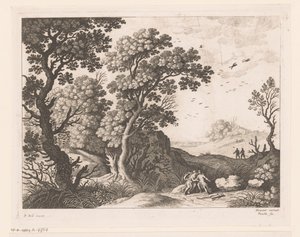 Landschap met Diana en een nimf