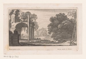 Landschap met ruïne (Landschappen)