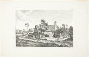 Landschap, uit Deuxieme Cahier de Paysage door Nicolas Perignon