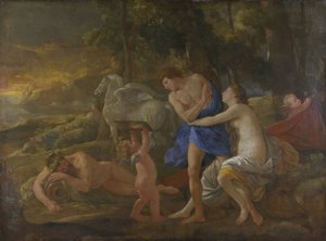 Cephalus en Aurora, ca.1630 door Nicolas Poussin
