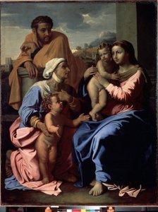 De Heilige Familie met Johannes de Doper en Sint-Elizabeth