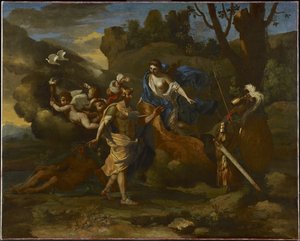 Venus, Moeder van Aeneas, Geeft hem Wapens Gesmeed door Vulcanus, c.1635