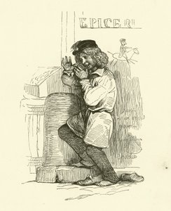 De Gamin (gravure) door Nicolas Toussaint (after) Charlet