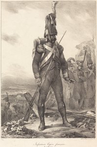 Franse Lichte Infanterie, Karabinier door Nicolas Toussaint Charlet