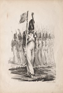 Militaire Kostuums: Karabiniers Sergeant, Algemene Gids door Nicolas Toussaint Charlet