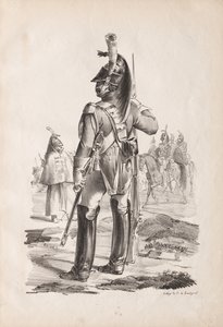 Militaire Kostuums: Grenadier van de Koninklijke Garde door Nicolas Toussaint Charlet