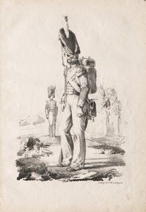 Militaire Kostuums: Infanterie Sergeant door Nicolas Toussaint Charlet