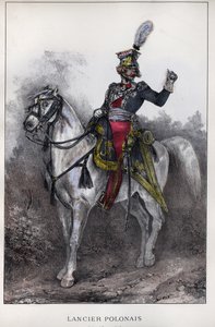 Officier Poolse Lansiers van de Keizerlijke Garde.