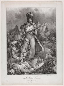 De Franse Soldaat (Le Soldat français) door Nicolas Toussaint Charlet