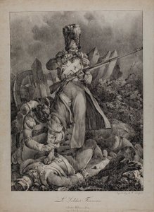 De Franse soldaat door Nicolas Toussaint Charlet