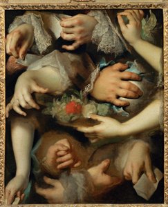 Studie van handen c.1715 ...