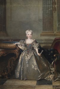 Infanta Mariana Victoria van Spanje door Nicolas de Largillière