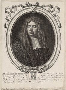 Claude Le Peletier door Nicolas de Larmessin