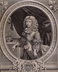 Lodewijk van Frankrijk, Grote Dauphin, als kind 17e eeuw 1894 door Nicolas de Larmessin II