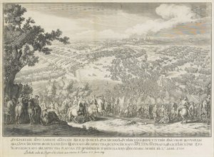 De Slag bij Poltava op 27 juni 1709