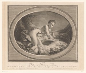 Leda en de zwaan door Nicolas de Launay (goudsmid)