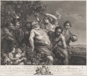 De Triomf van Silenus, 1775-78 door Nicolas de Launay