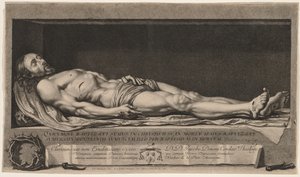 Het Lichaam van Christus in het Graf door Nicolas de Platte Montagne