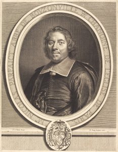 Nicolas Parfait door Nicolas de Poilly after Claude Lefebvre