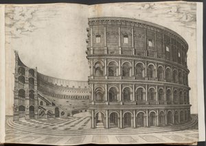 Colosseum door Nicolaus Beatrizet