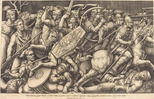 Romeinse Soldaten Vechten tegen de Daciërs