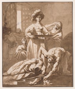 Salome met het Hoofd van Johannes de Doper door Nicolaus Knüpfer