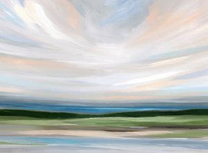 Rustig abstract landschap door Nicole Walsh