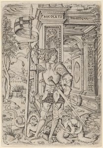 Sint Joris door Nicoletto da Modena