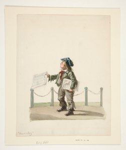 De Krantenjongen door Nicolino Calyo