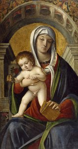 Drieluik Paneel met Madonna en Kind