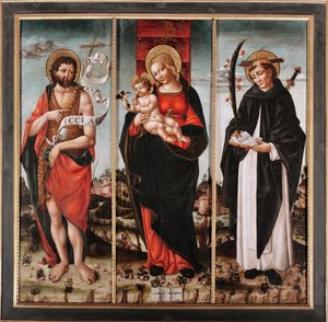 Maagd en Kind tussen Sint Jan de Doper en Sint Petrus van Verona